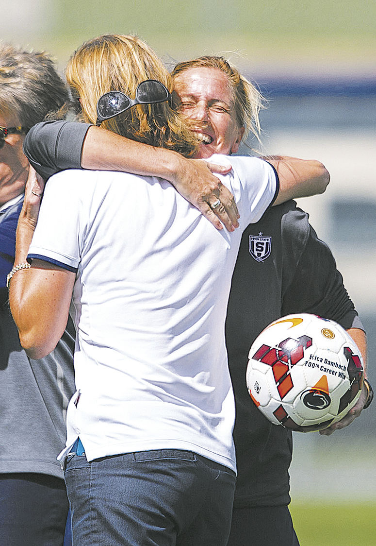 Head coach Erica Dambach